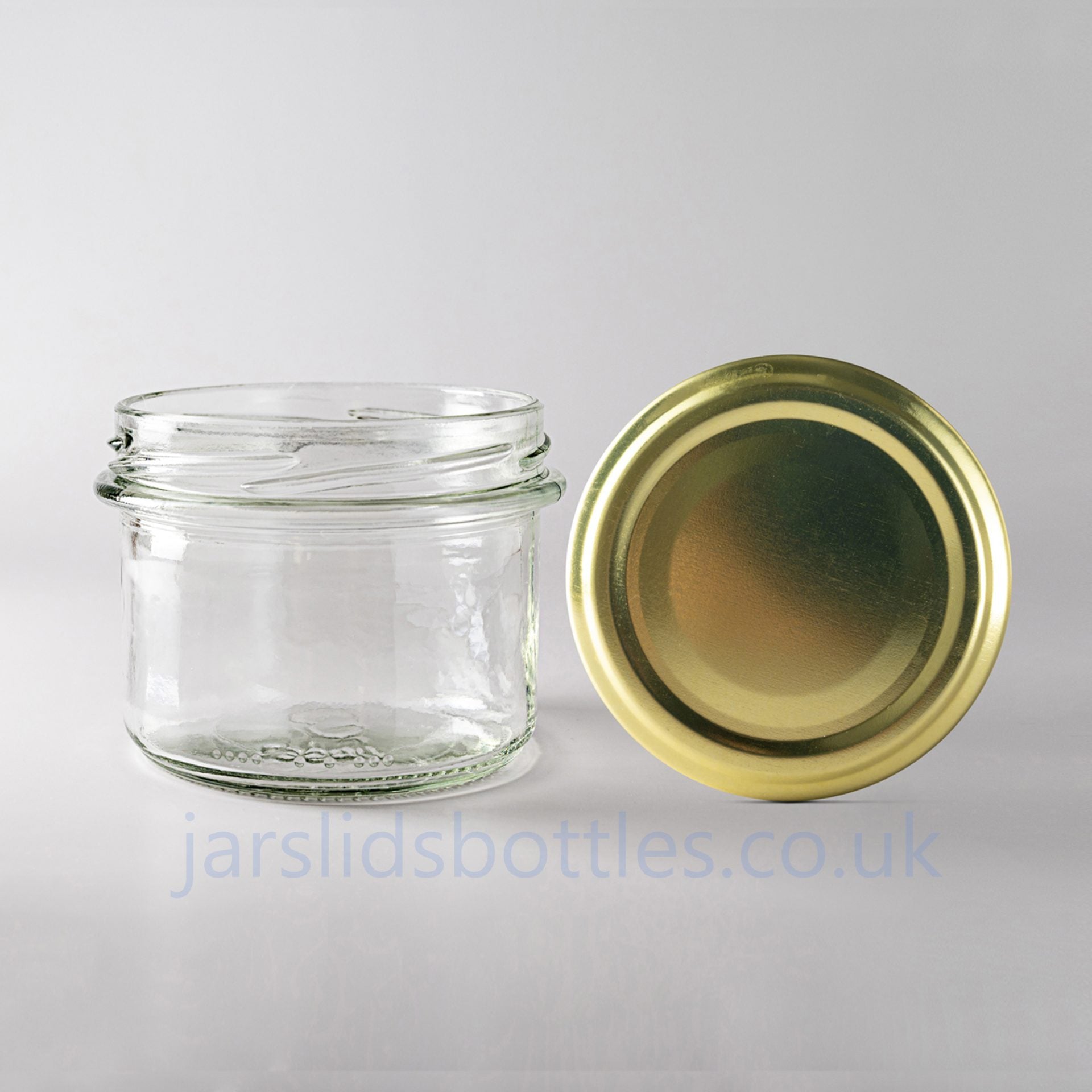 235ml bonta glass jar gold lid