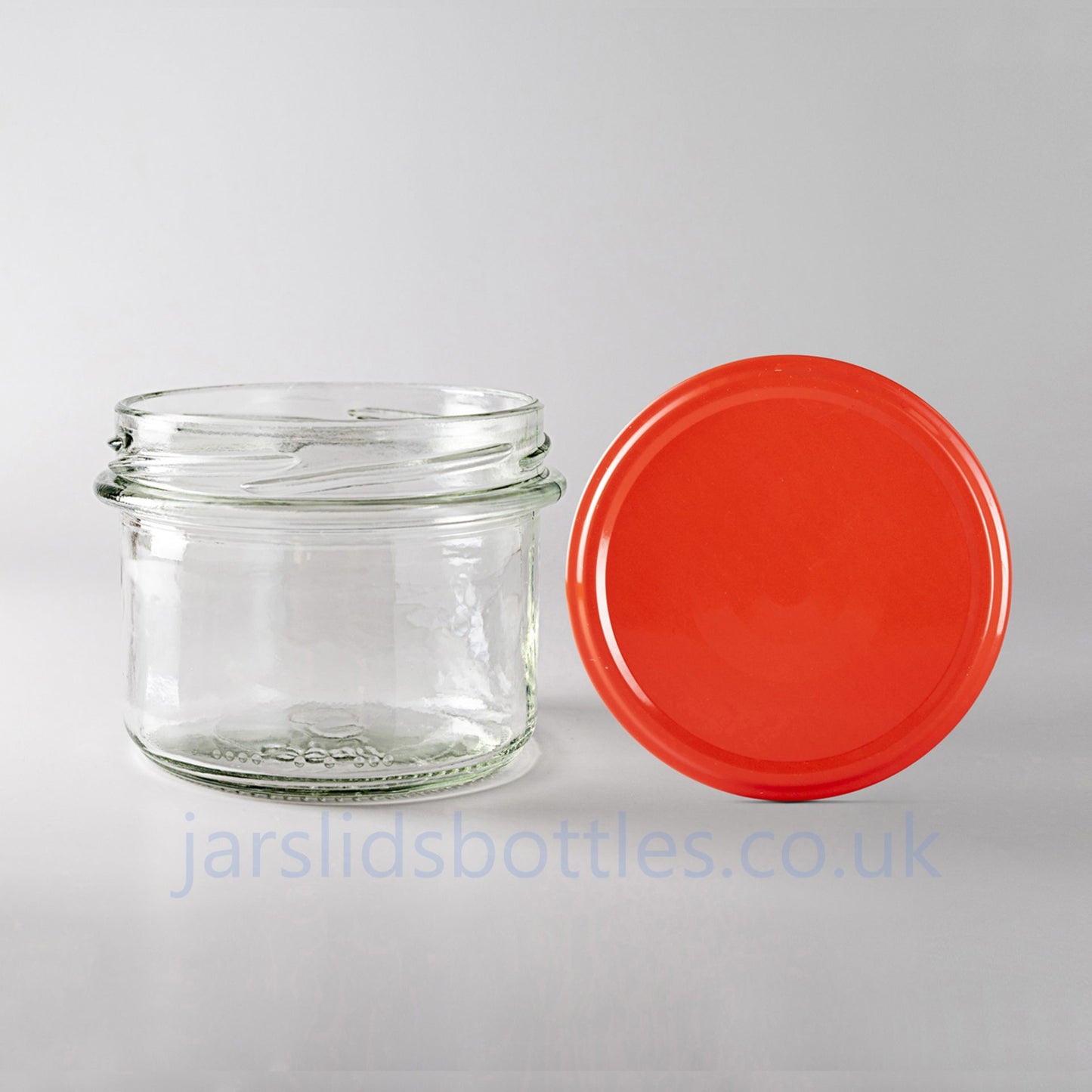 235ml bonta glass jar red lid