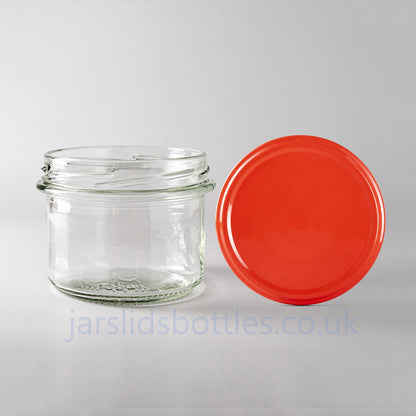 235ml bonta glass jar red lid