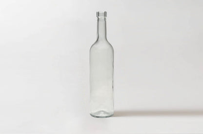 750ml Wine Bottle Bordeaux Transparent