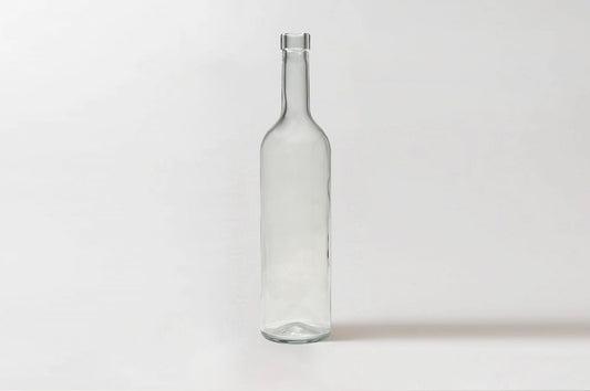 750ml Wine Bottle Bordeaux Transparent