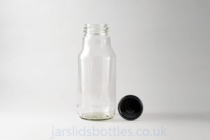 330ml Glass Juice Bottle Soczek black lid