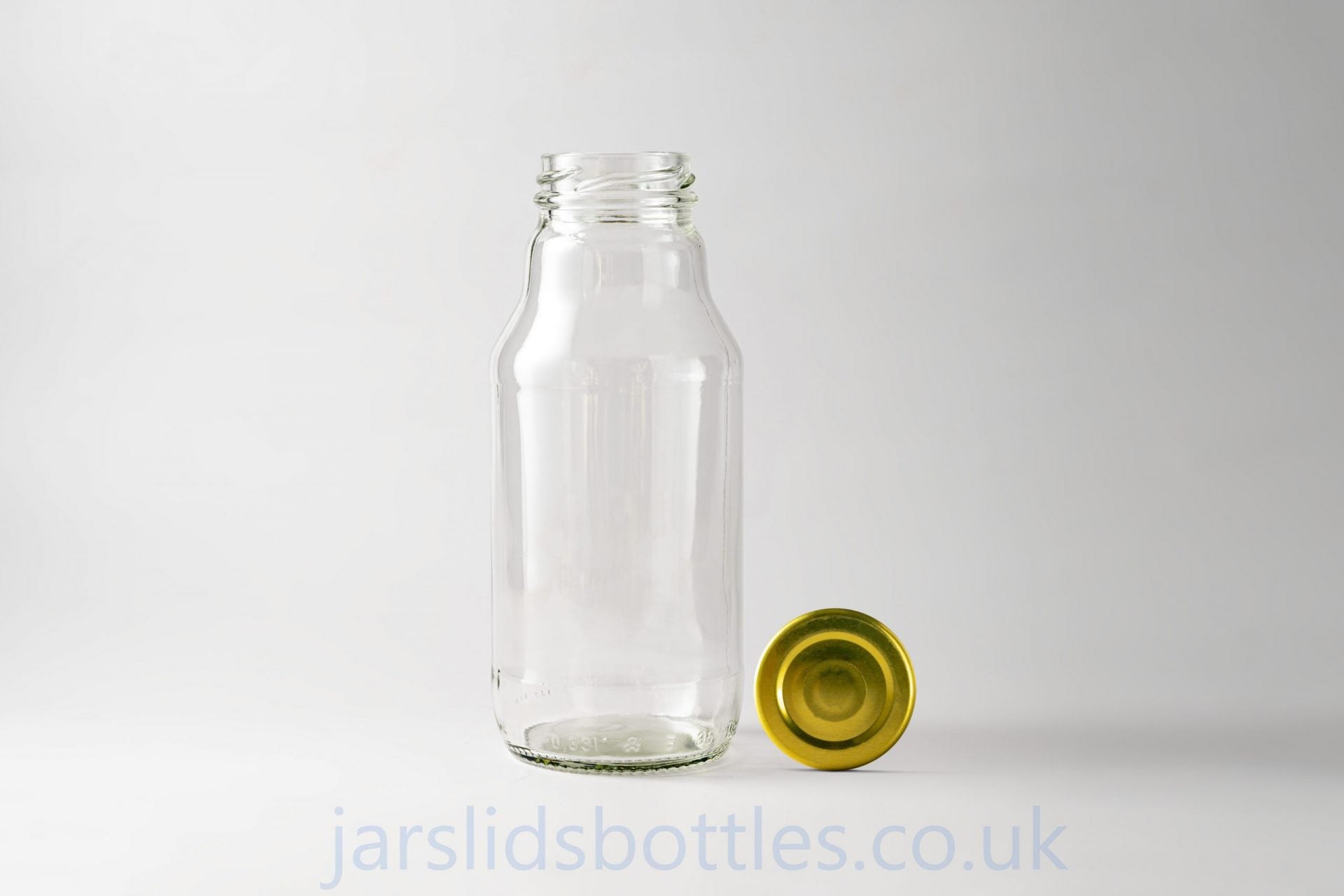 330ml Glass Juice Bottle Soczek gold lid