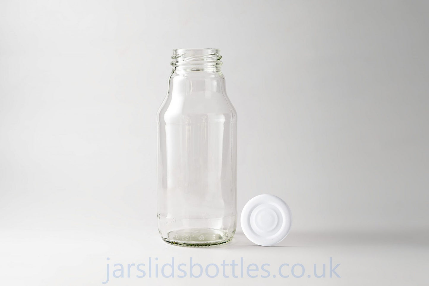 330ml Glass Juice Bottle Soczek white lid