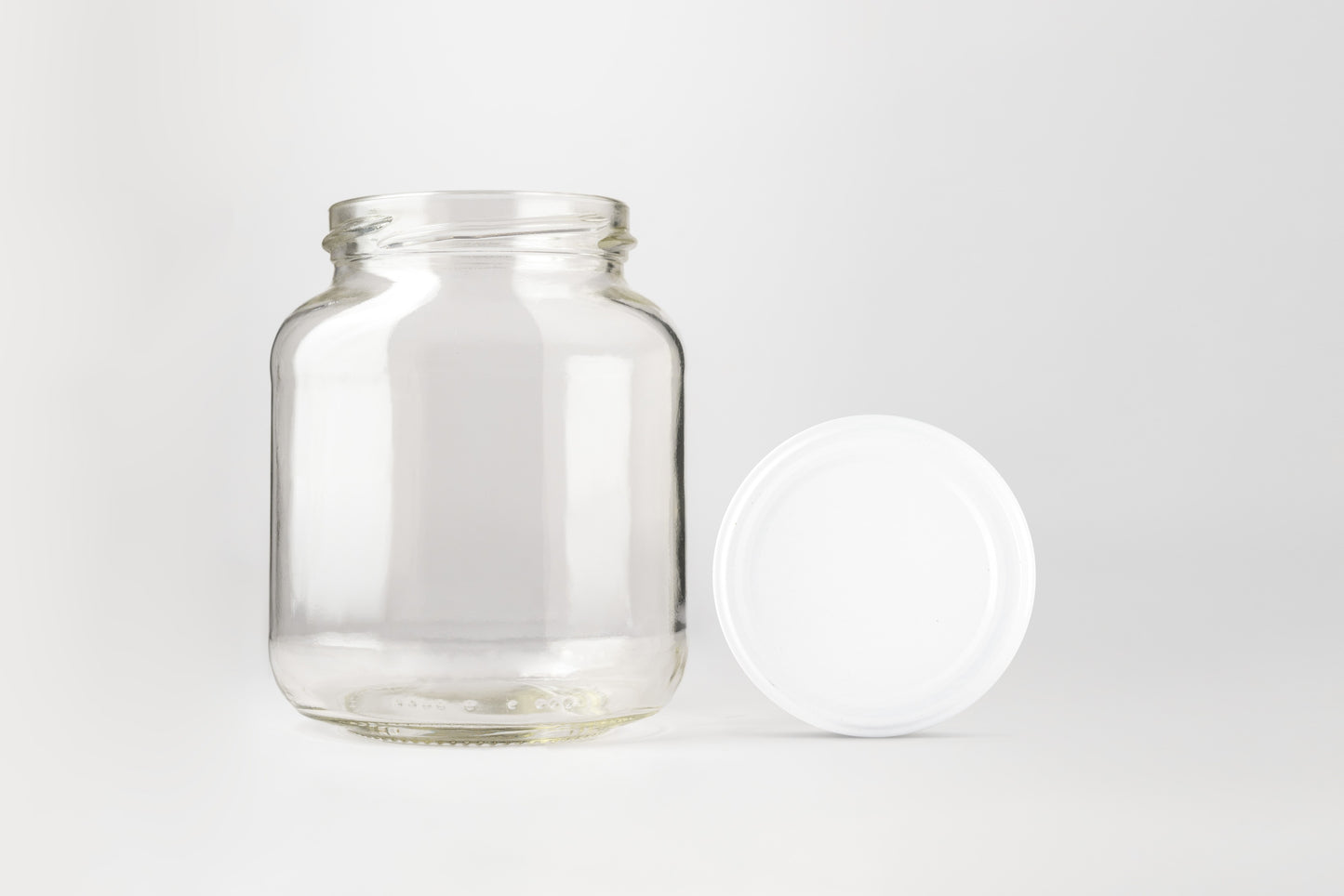 Glass Jar 370ml Flat - Southern Jar Company Ltd