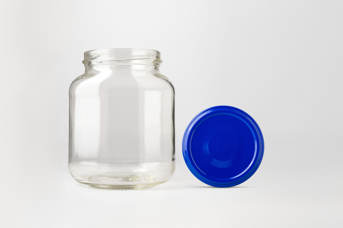 Glass Jar 370ml Flat - Southern Jar Company Ltd