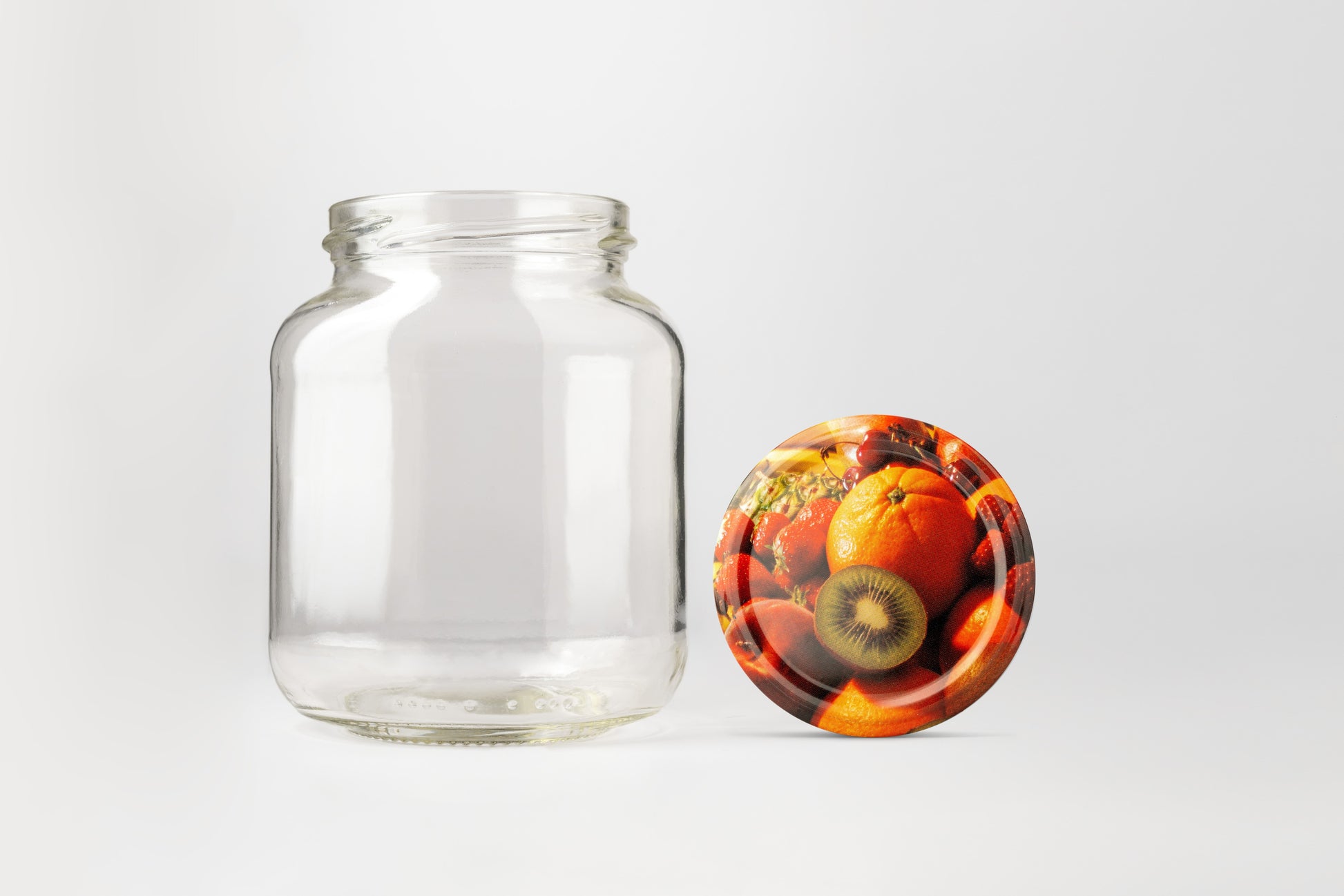 Glass Jar 370ml Flat - Southern Jar Company Ltd