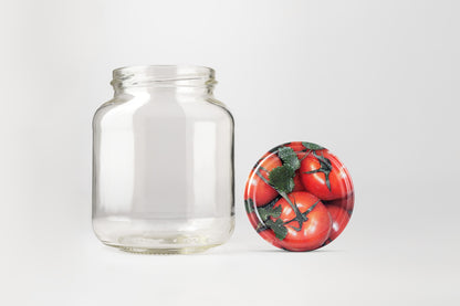 Glass Jar 370ml Flat - Southern Jar Company Ltd