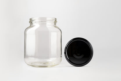 Glass Jar 370ml Flat - Southern Jar Company Ltd
