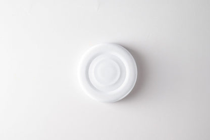 38mm white lid with safety button