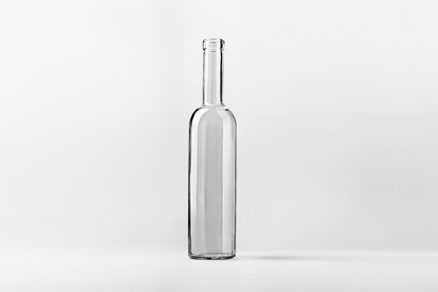 500ml Round Clear Glass Bottle