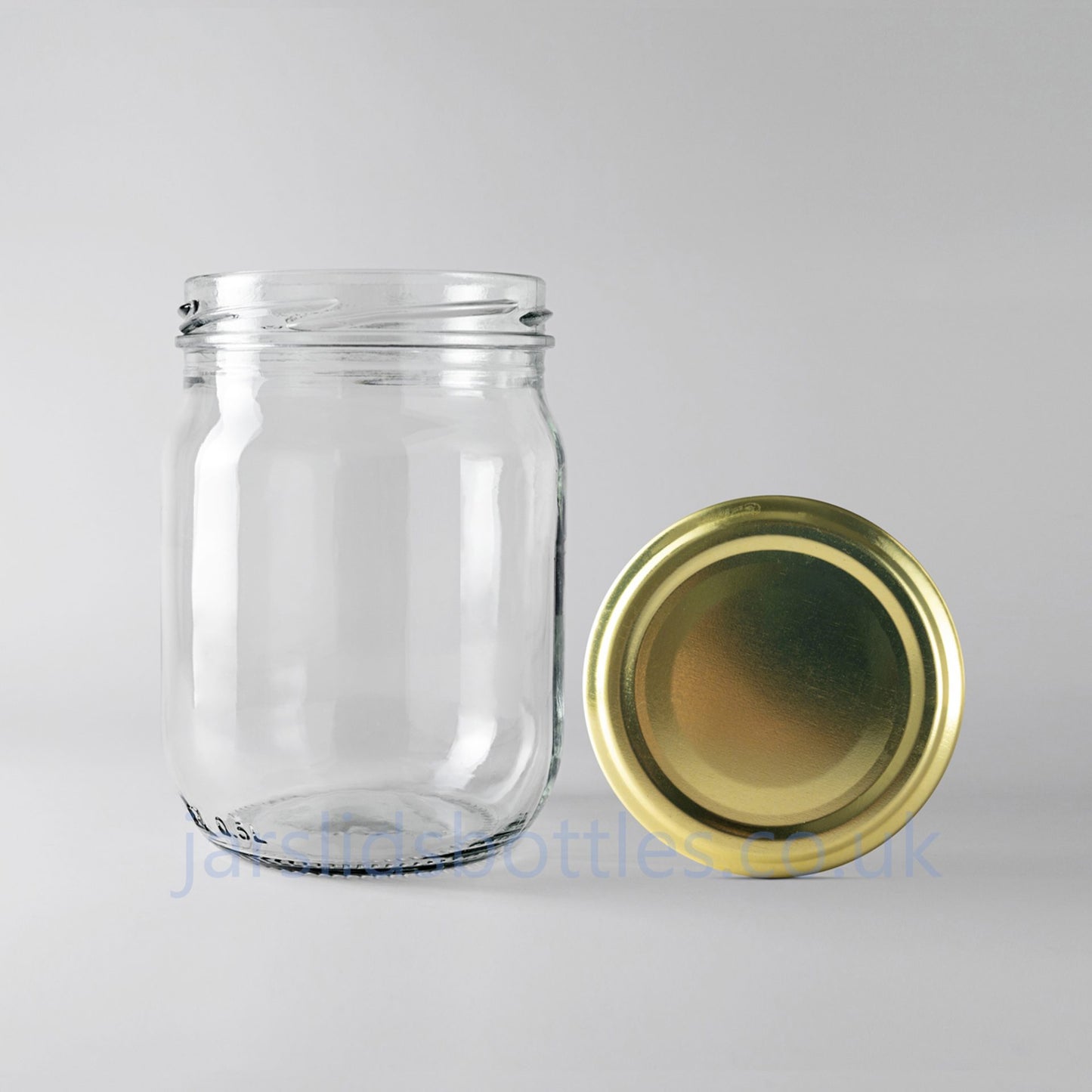 500ml glass jar gold lid