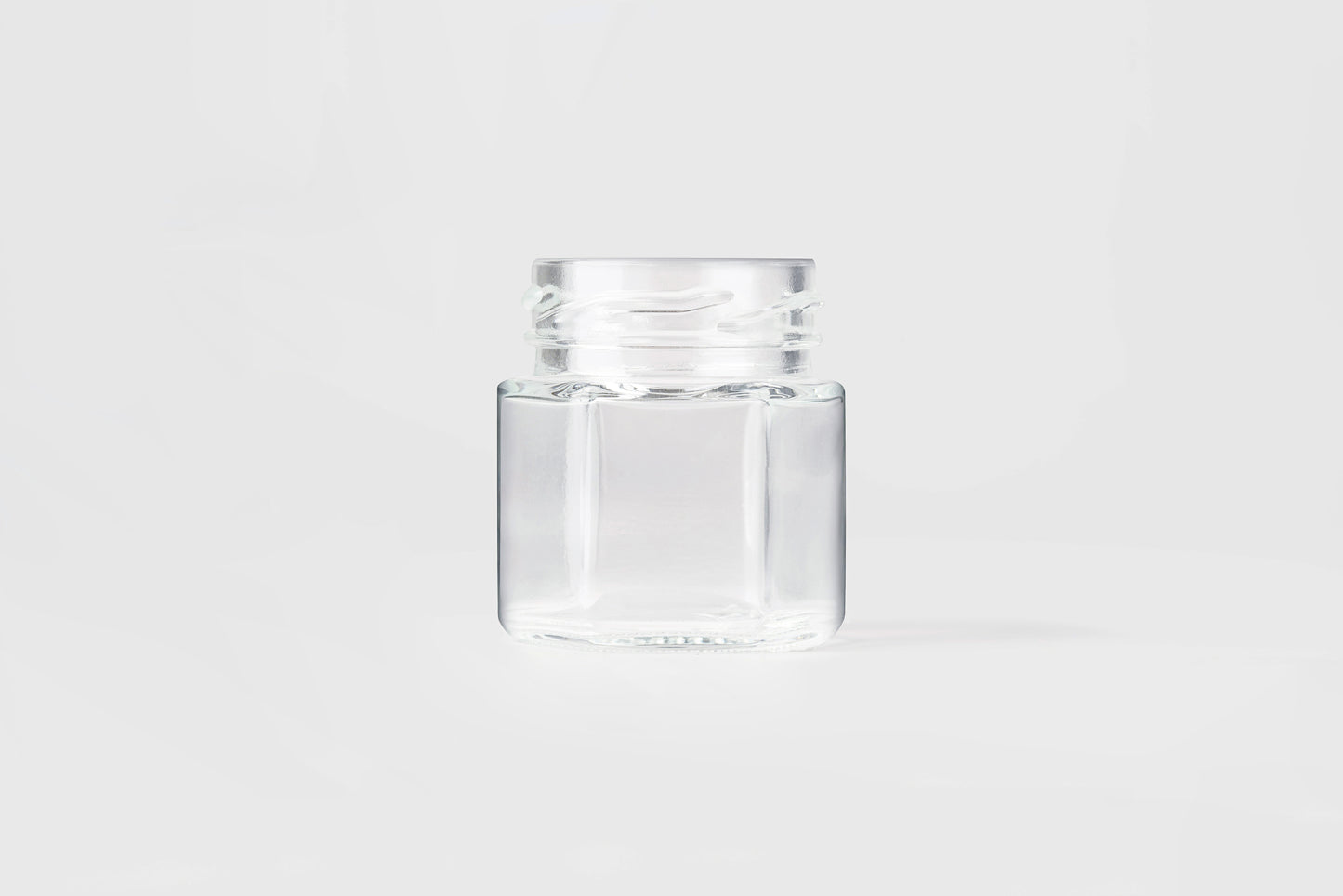 Glass Jar 50 ml Hexagonal - Southern Jar Company Ltd