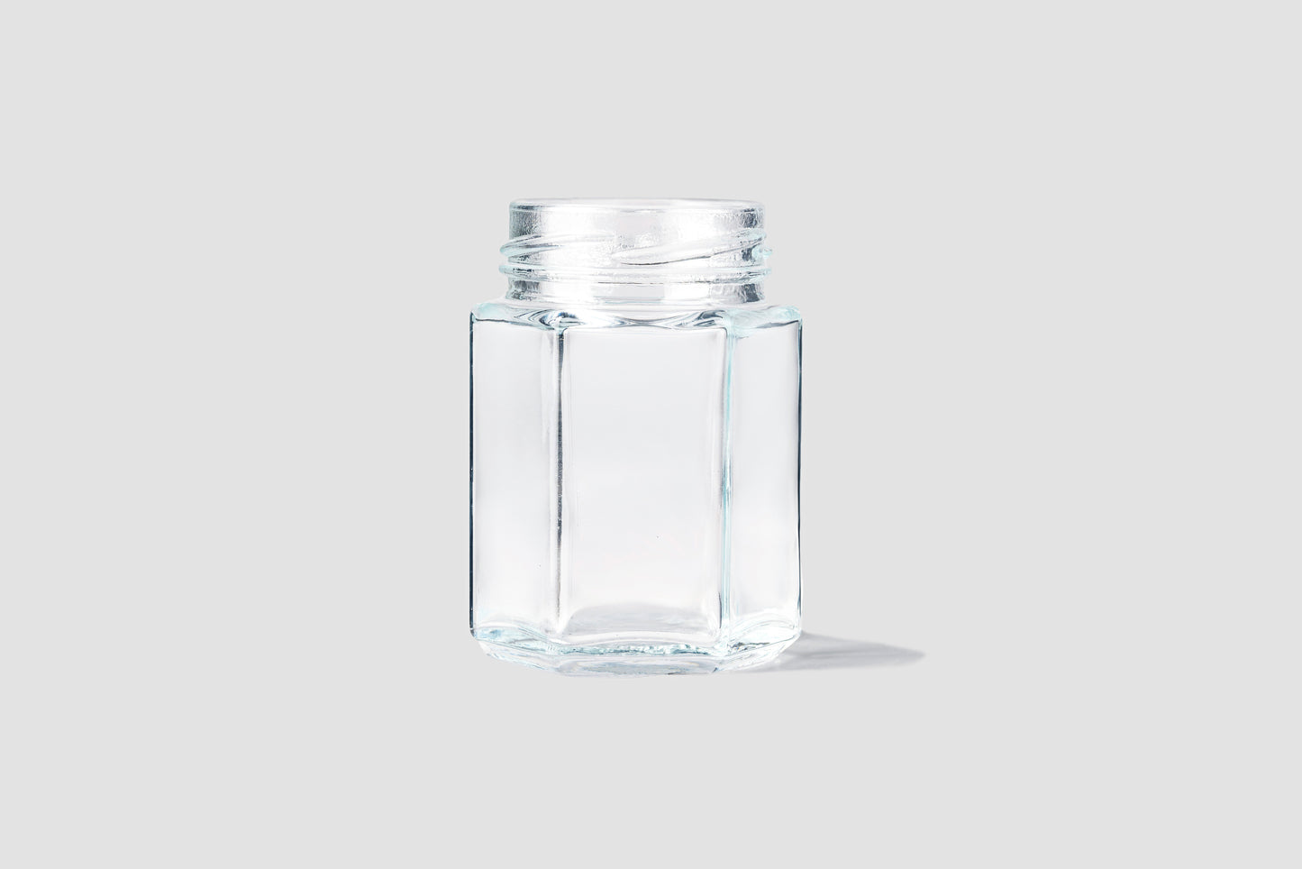 Glass Jar 60 ml Hexagonal - Southern Jar Company Ltd