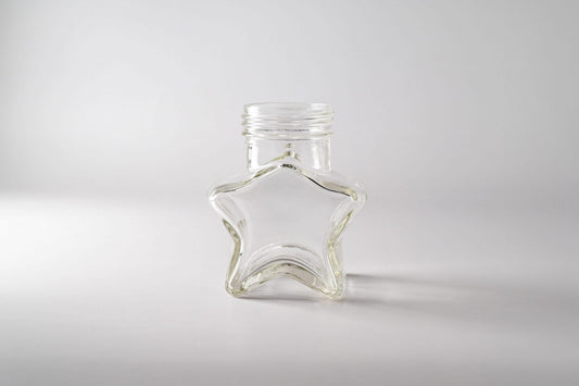 70 ml Star shape glass wedding jar