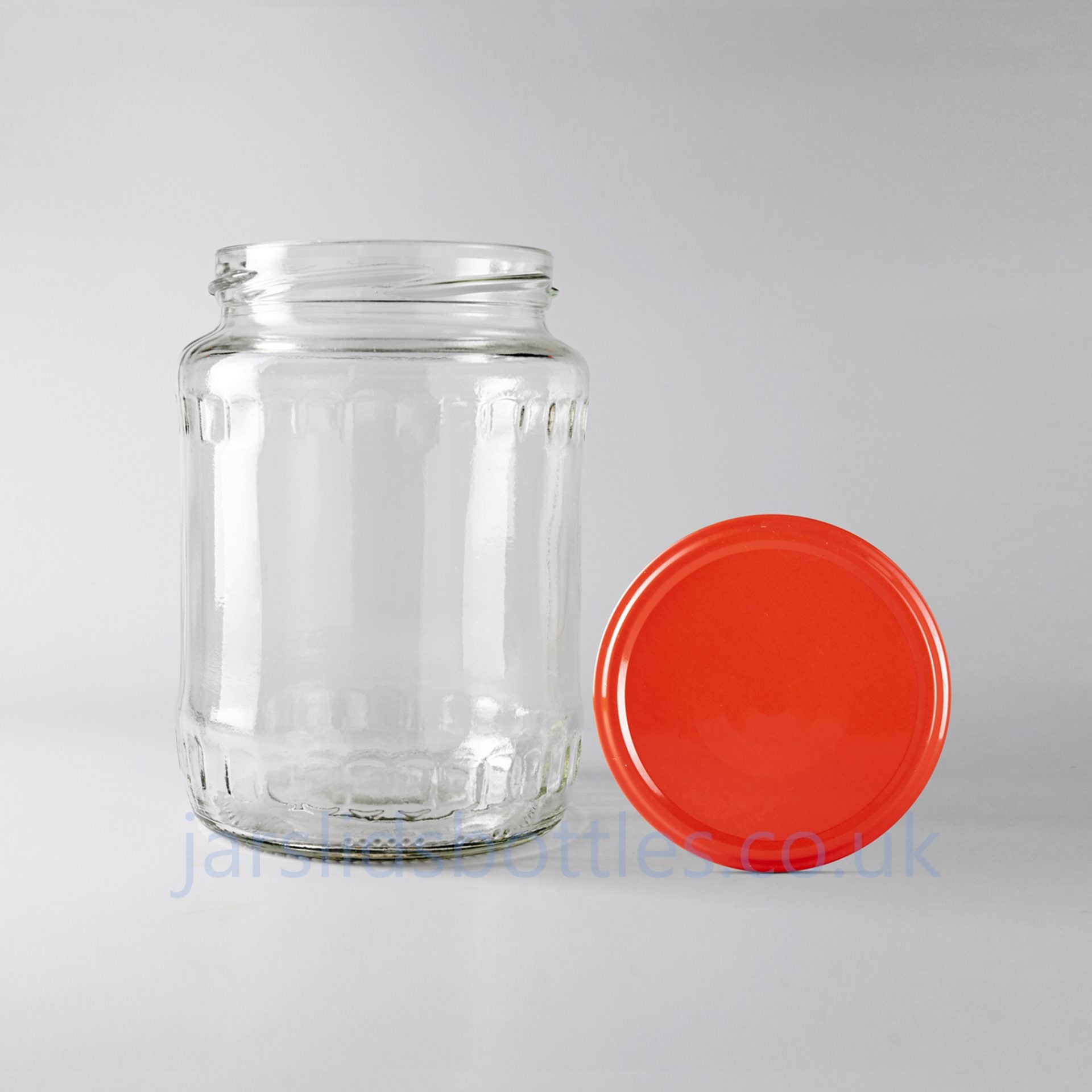 720 ml glass jar  red lid