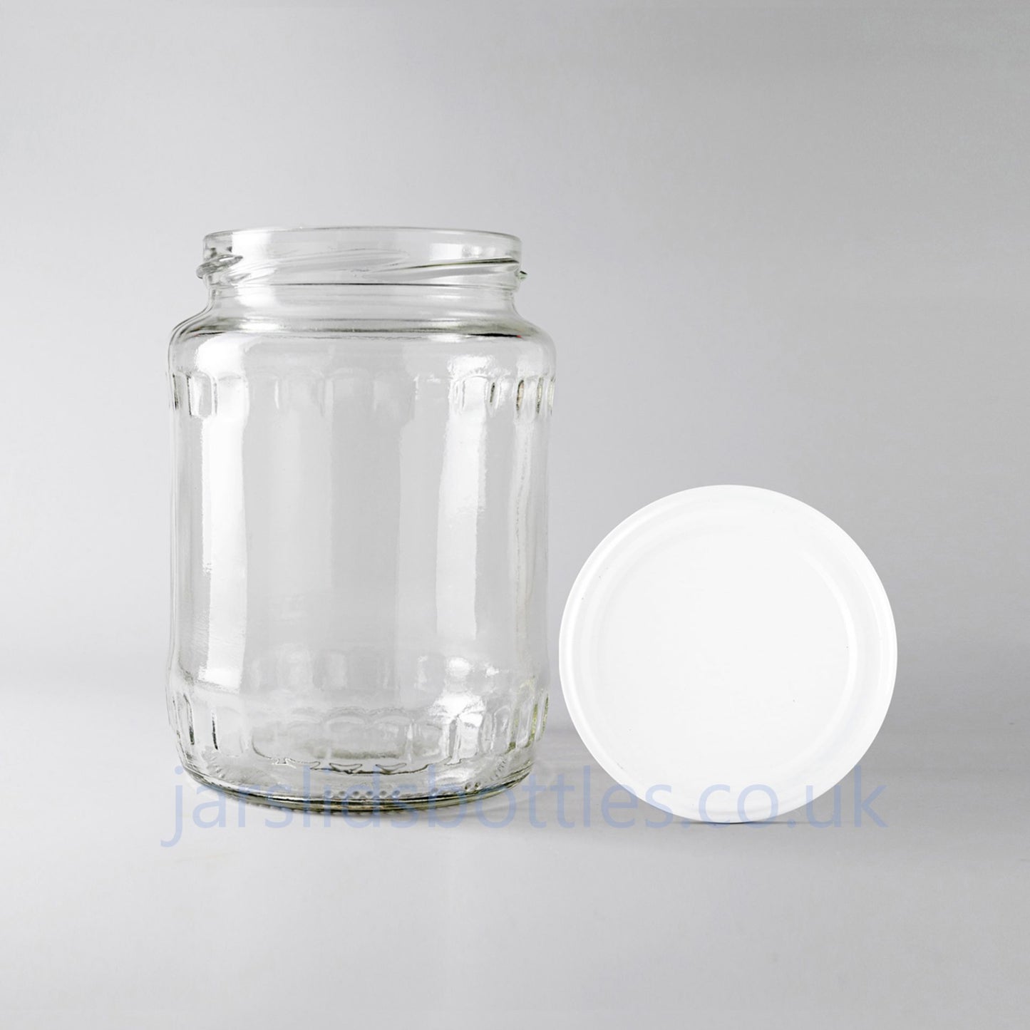 720 ml glass jar  white lid