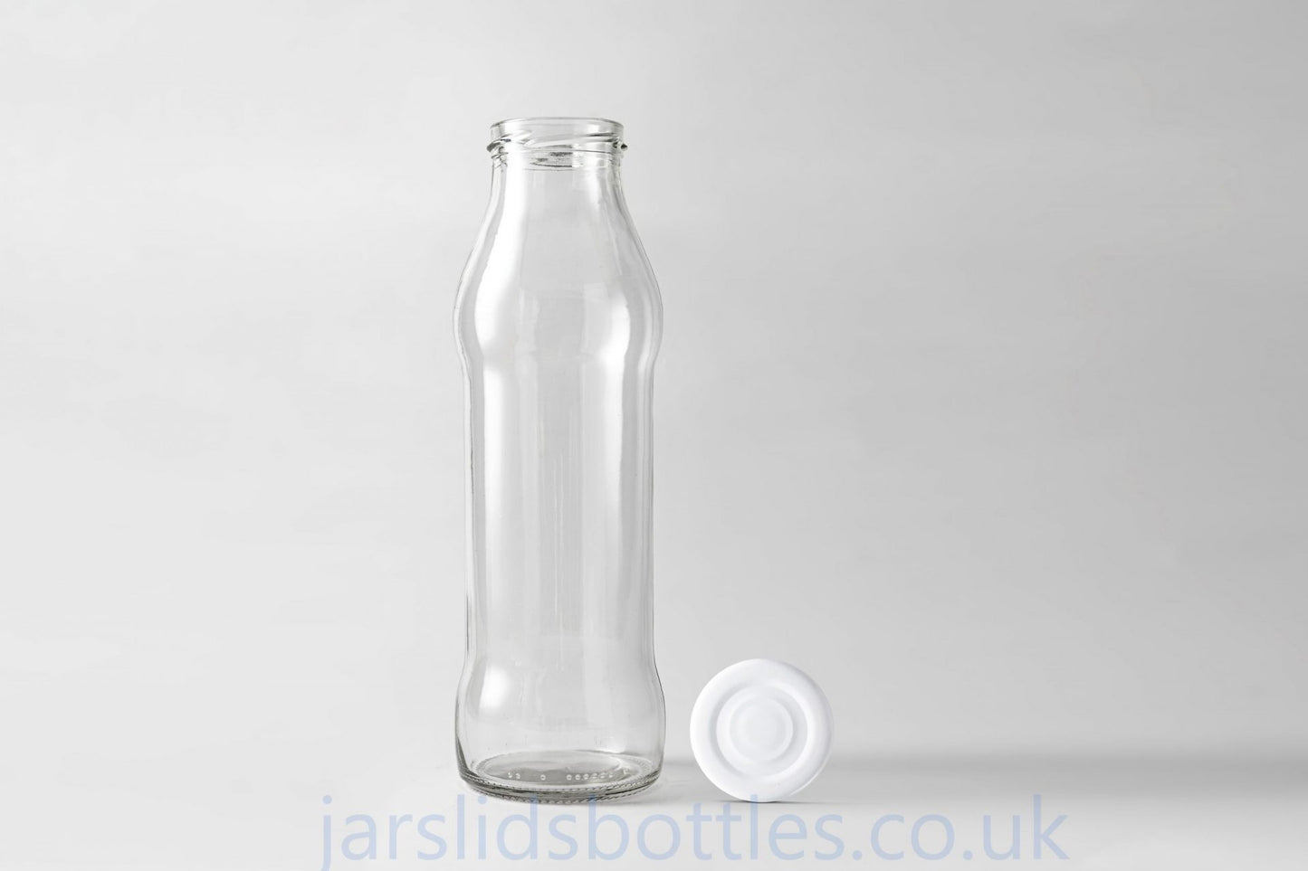720ml Glass Juice Bottle white lid