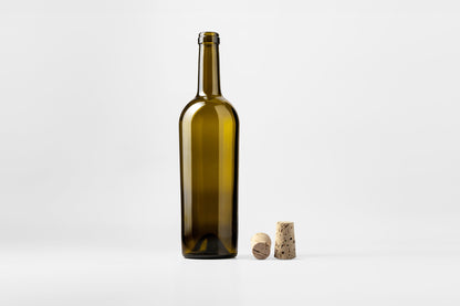 750ml Amber Wine Bottle Gretta