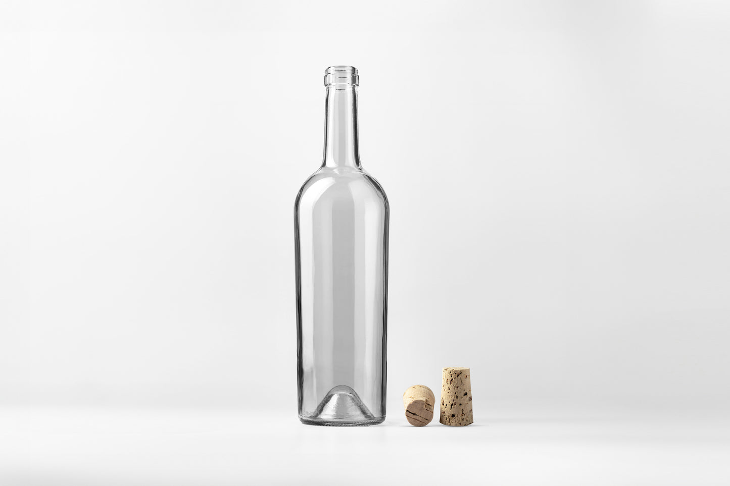 750ml Transparent Wine Bottle Greta