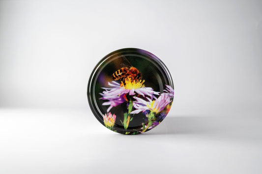 82mm Black Bee Twist Off Lids