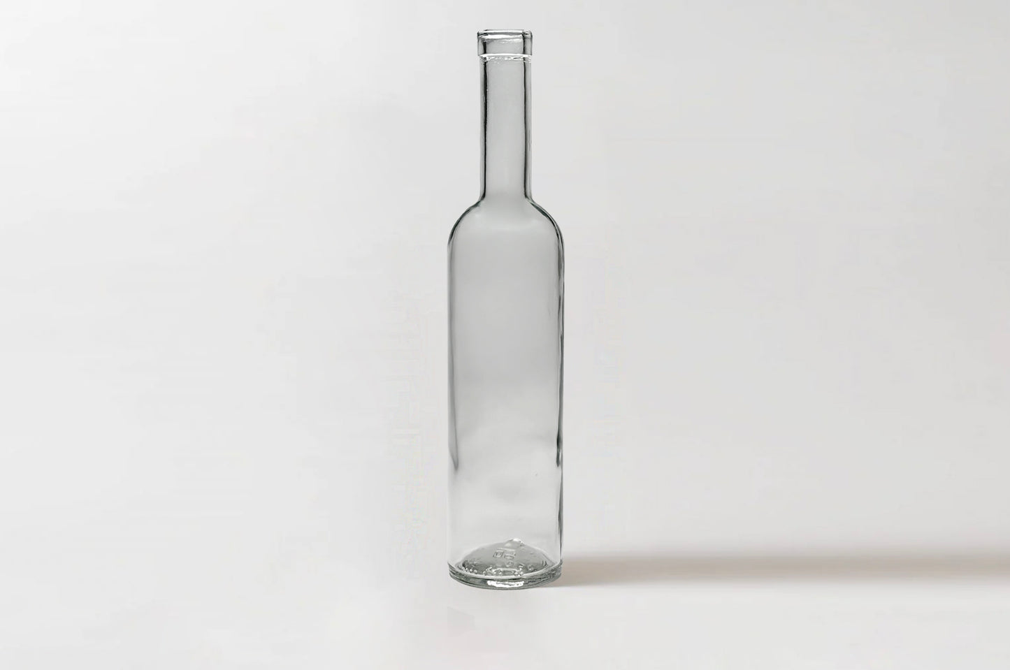 500ml Round Clear Glass Bottle