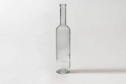 500ml Round Clear Glass Bottle