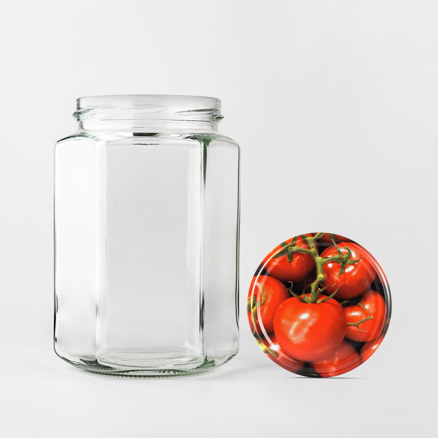 Hexagonal 770 ml jars