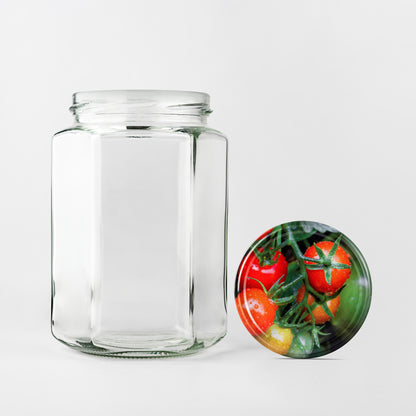 Hexagonal 770 ml jars