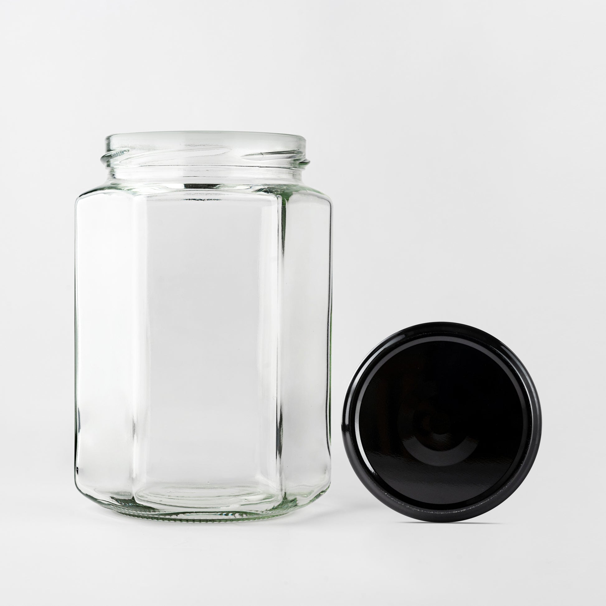 Hexagonal 770 ml jars