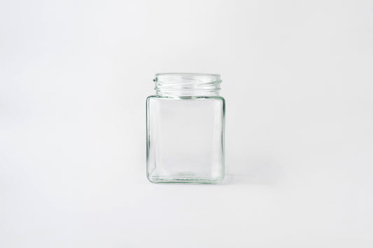 Glass Jar 120ml Square - Southern Jar Company Ltd