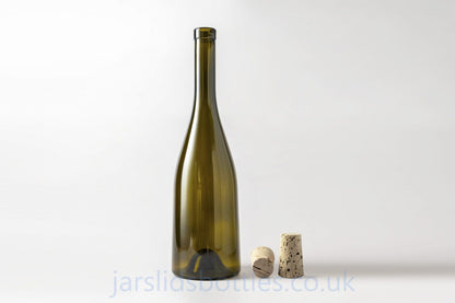Wine bottle 0.75 L Espanola UVAG. Coming with cork.