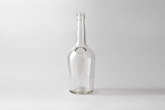 Glass bottle 700 ml Brandy. Coming with stoppers.