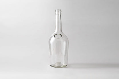 Glass bottle 700 ml Brandy. Coming with stoppers. 