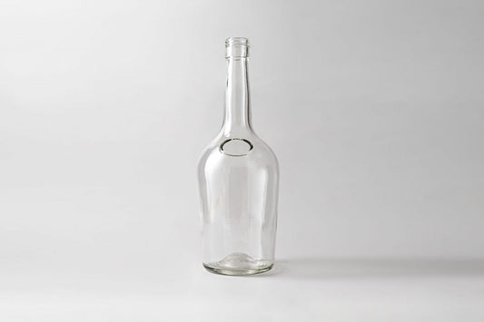 Glass bottle 700 ml Brandy. Coming with stoppers. 