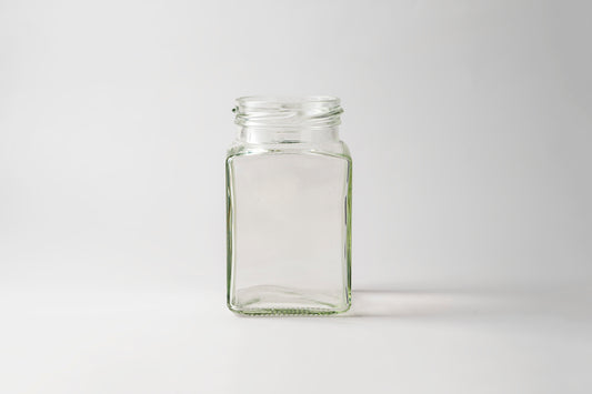 Glass Jar 200ml Square - Southern Jar Company Ltd