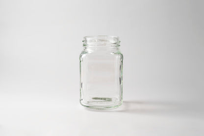 300 ml square glass jar