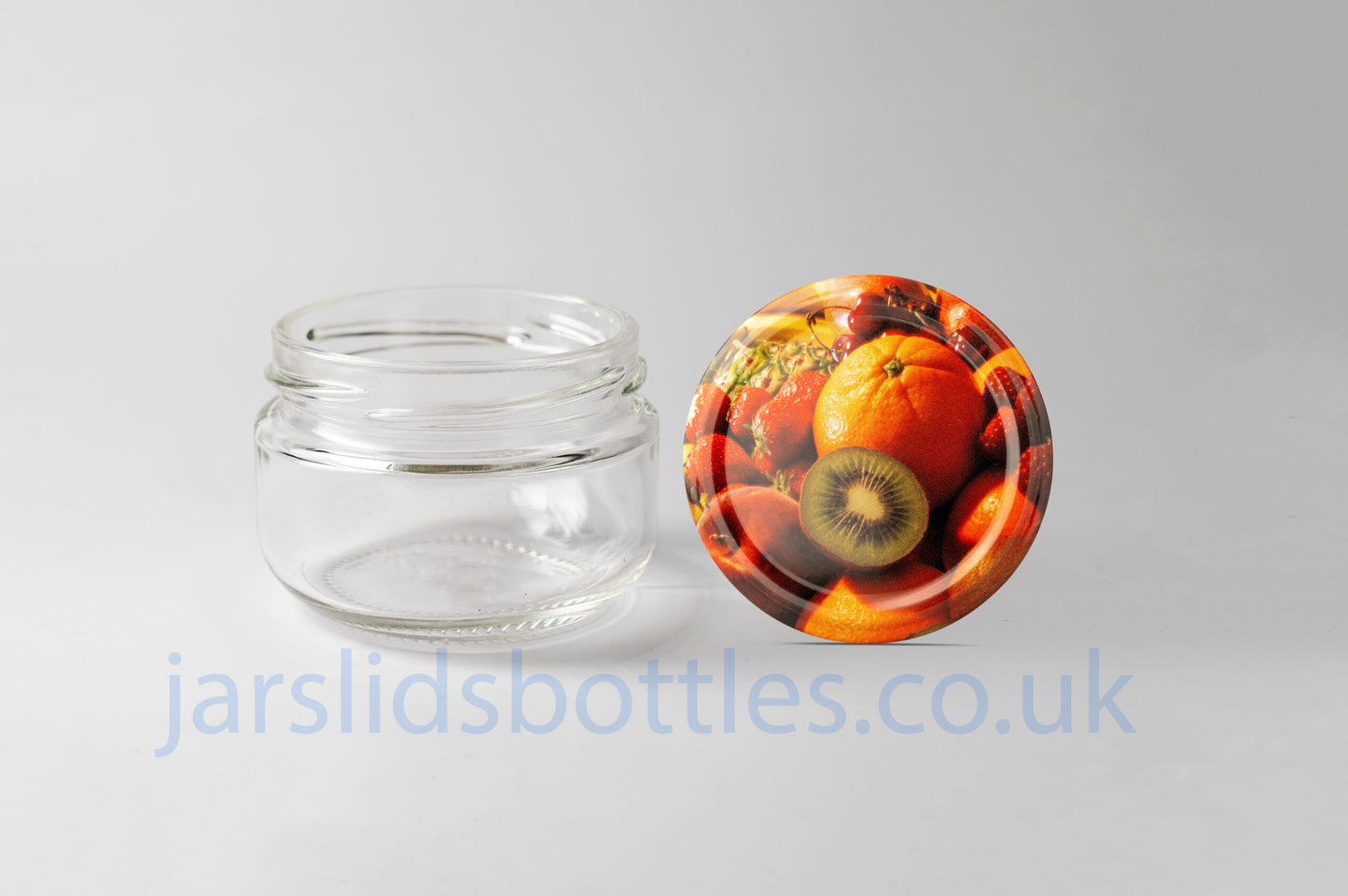 Low profile glass jar 100 ml