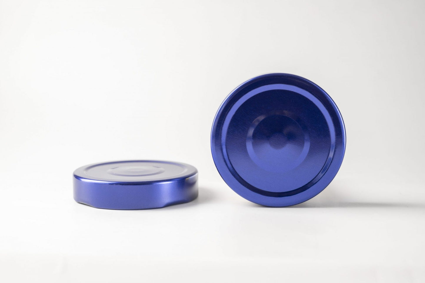 Metal lids twist-off Deep Blue 66 mm