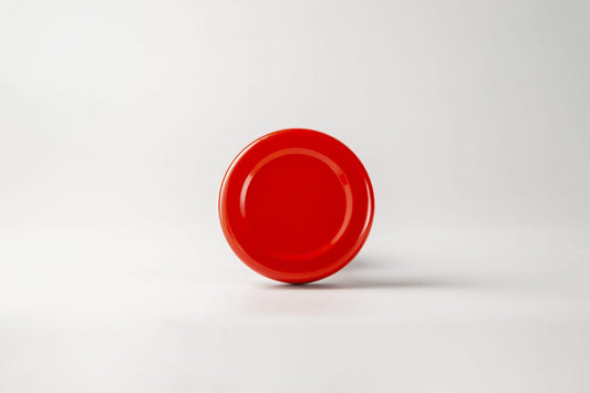 Metal lids twist-off Red 43 mm diameter