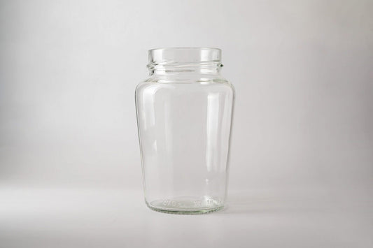 Glass jar 470 ml Vaso Deep. Lids included.
