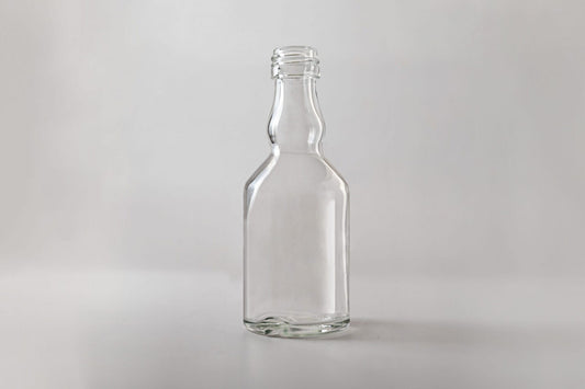 Glass bottle 50 ml Varta. Stoppings included.