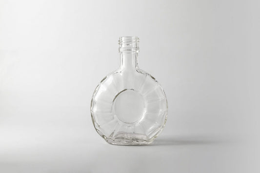 Glass bottle 100 ml Little Flask. Stoppings included.