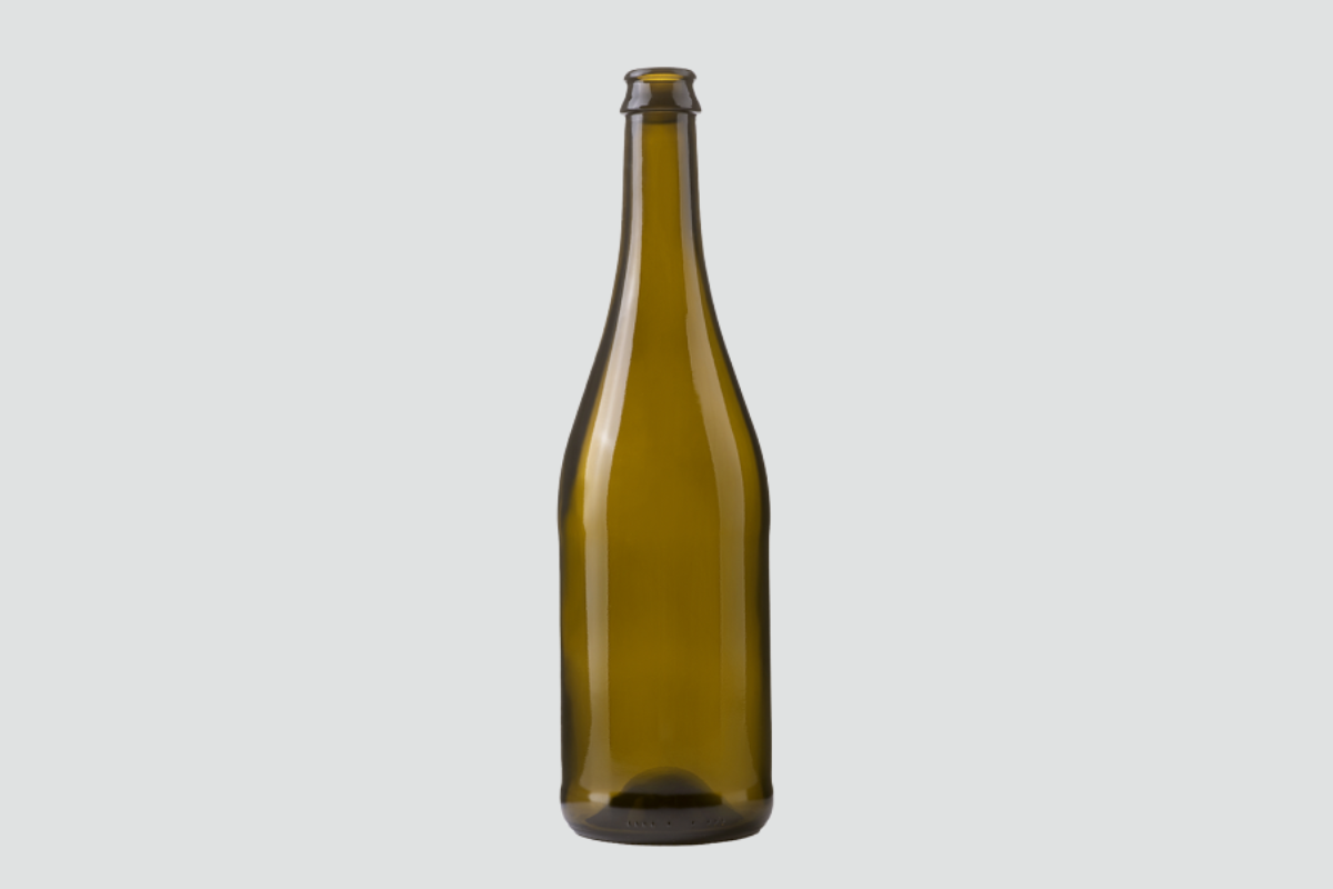 750ml Green Champagne and Sparkling Wine Bottle Dorato - Southern Jar Company Ltd