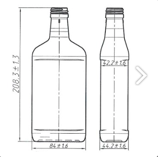 350ml Glass Bottle Flask 28/18 - Southern Jar Company Ltd