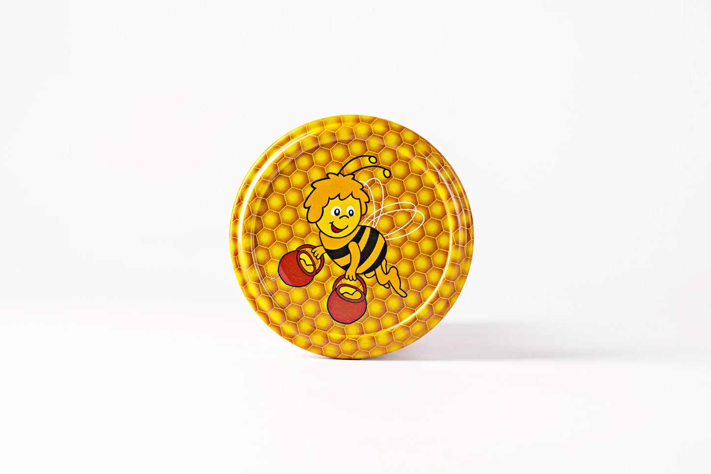 66mm Funny Bee Honey Lid