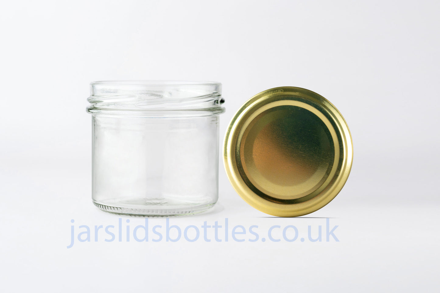 Glass Bonta Jar 125ml gold lids