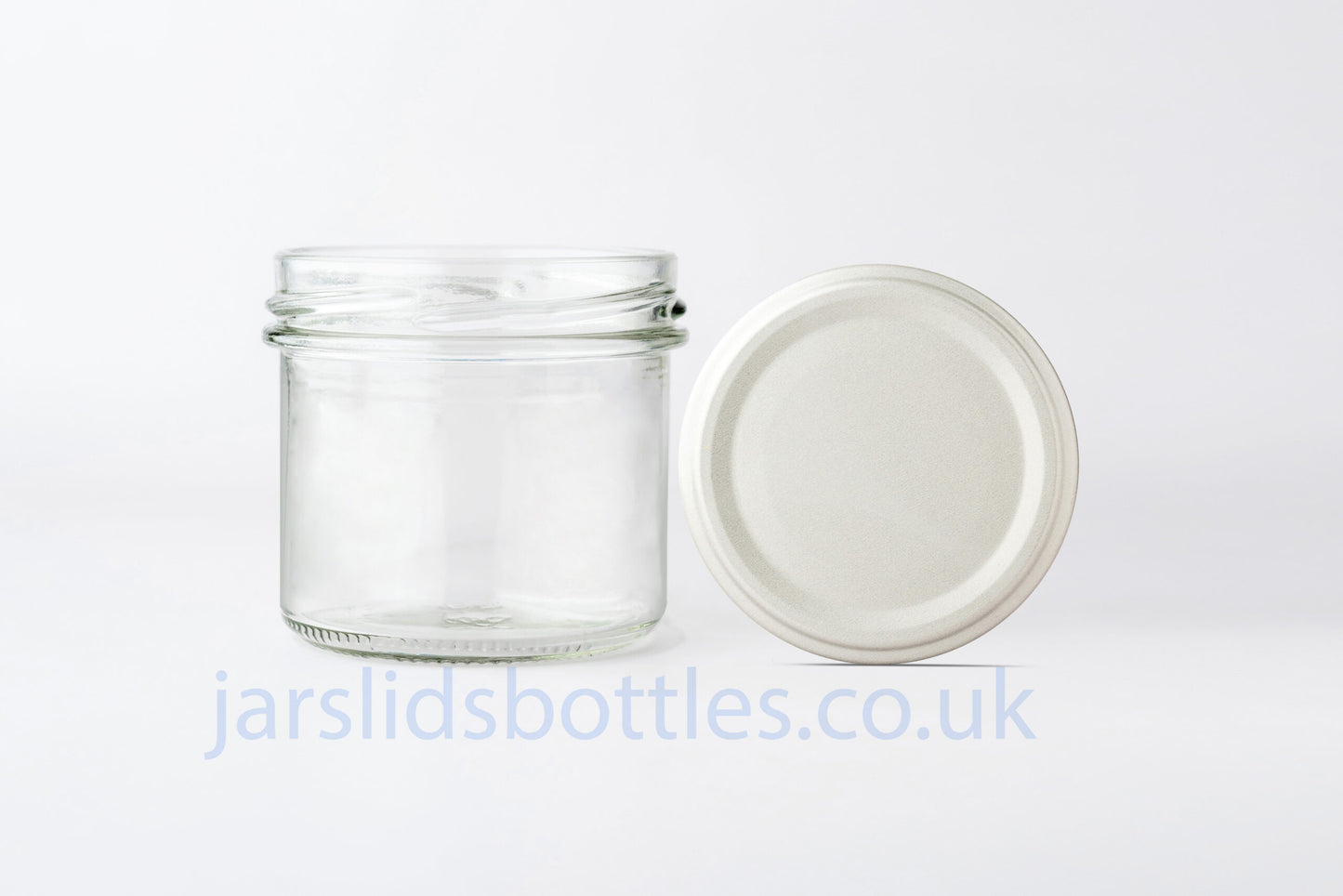 Glass Bonta Jar 125ml grey lids