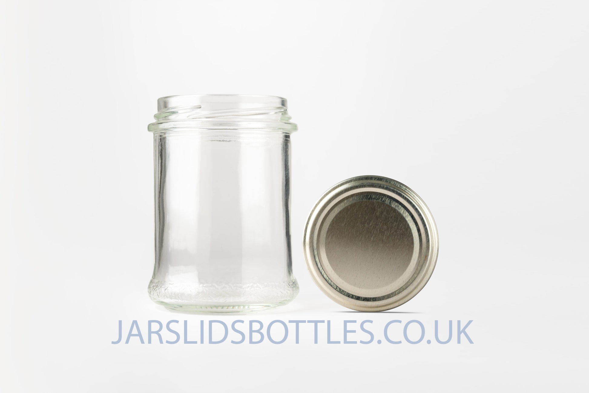Glass Bonta Jar 212ml Oval Z gold lids