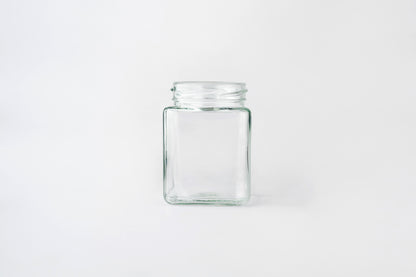 Glass Jar 120ml Square